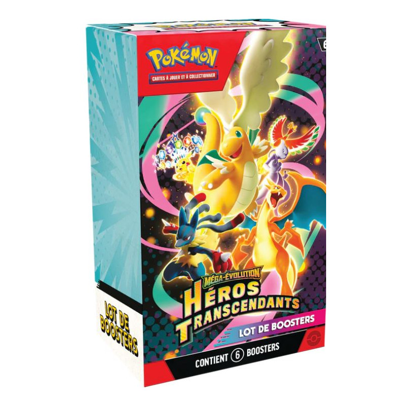 Pokémon Méga-Evolution - Héros Transcendants : Bundle - 6 boosters