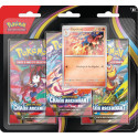 Jeux de société pour enfants - Pokémon Chaos Ascendant : pack 3 boosters - Livraison rapide Tunisie