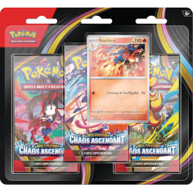 Pokémon Chaos Ascendant : pack 3 boosters