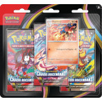 Jeux de société pour enfants - Pokémon Chaos Ascendant : pack 3 boosters - Livraison rapide Tunisie