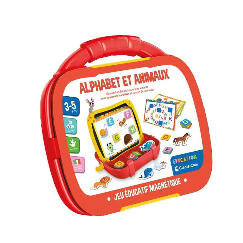 MALLETTE LETTRES ET ANIMAUX MAGNETIQUES