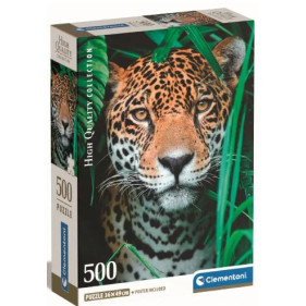 Puzzle 500 pièces - JAGUAR IN THE JUNGLE
