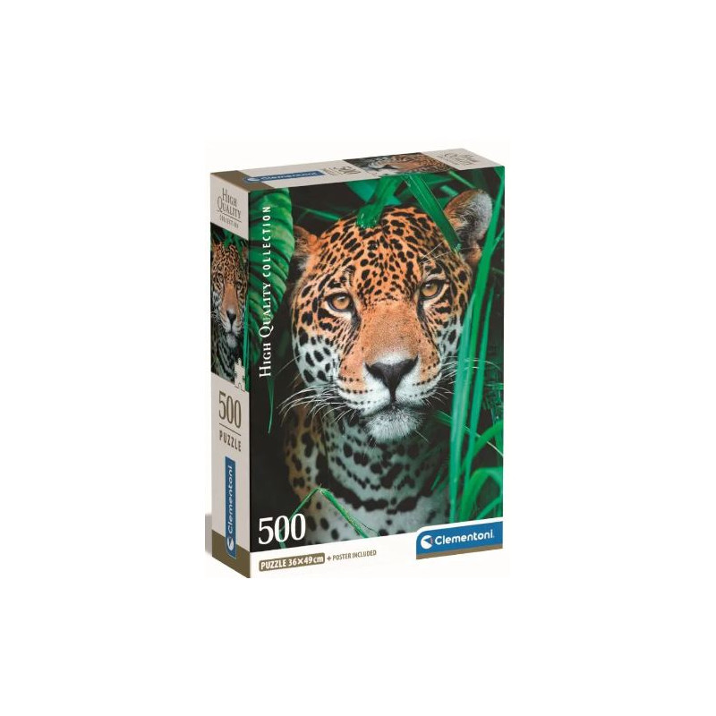 Puzzle 500 pièces - JAGUAR IN THE JUNGLE