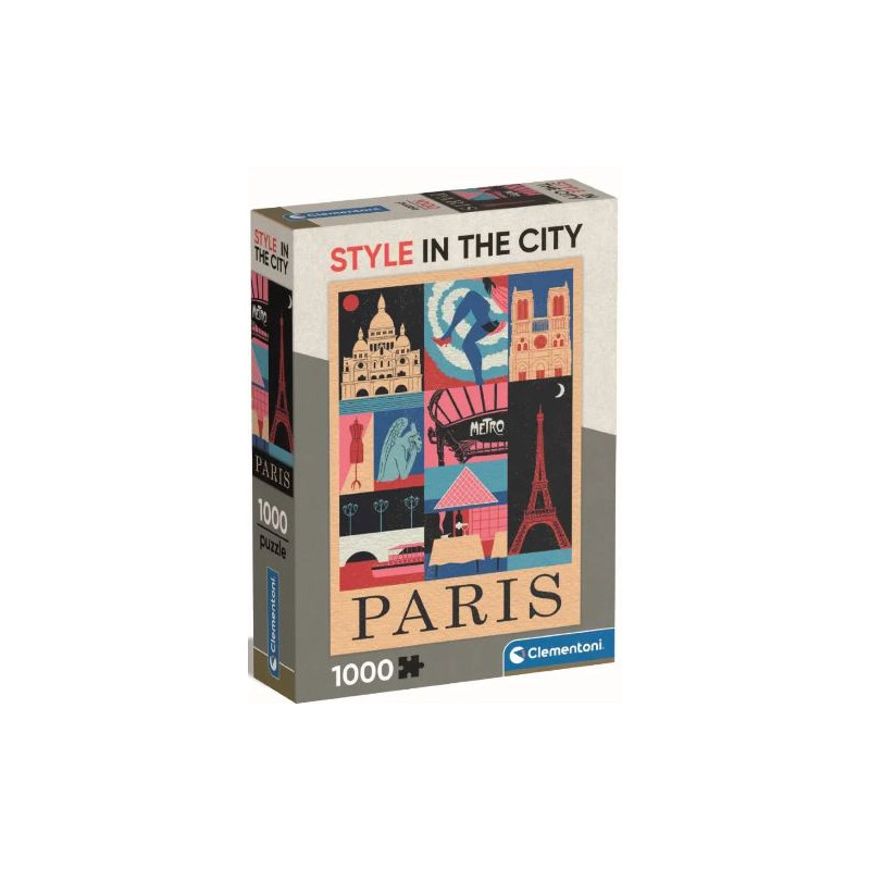 Puzzle 1000 pièces - Le style en ville : Paris