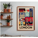 Puzzles pour enfants - Puzzle 1000 pièces - Le style en ville : Londres - Livraison rapide Tunisie