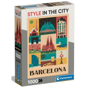Puzzle 1000 pièces -  Le style en ville - Barcelona