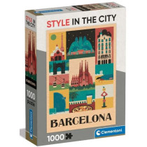 Puzzle 1000 pièces -  Le style en ville - Barcelona