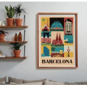 Puzzles pour enfants - Puzzle 1000 pièces - Le style en ville - Barcelona - Livraison rapide Tunisie