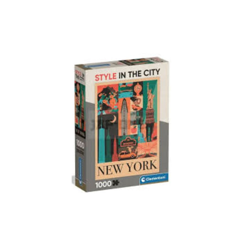 Puzzle 1000 pièces -  Le style en ville - New York