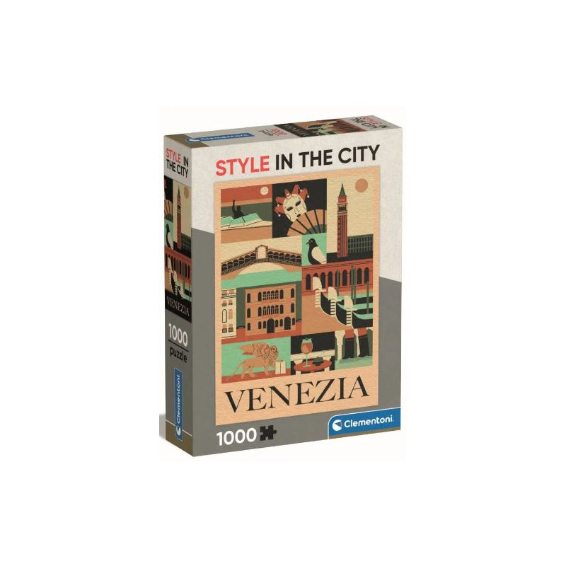 Puzzle 1000 pièces -  Le style en ville- Venise