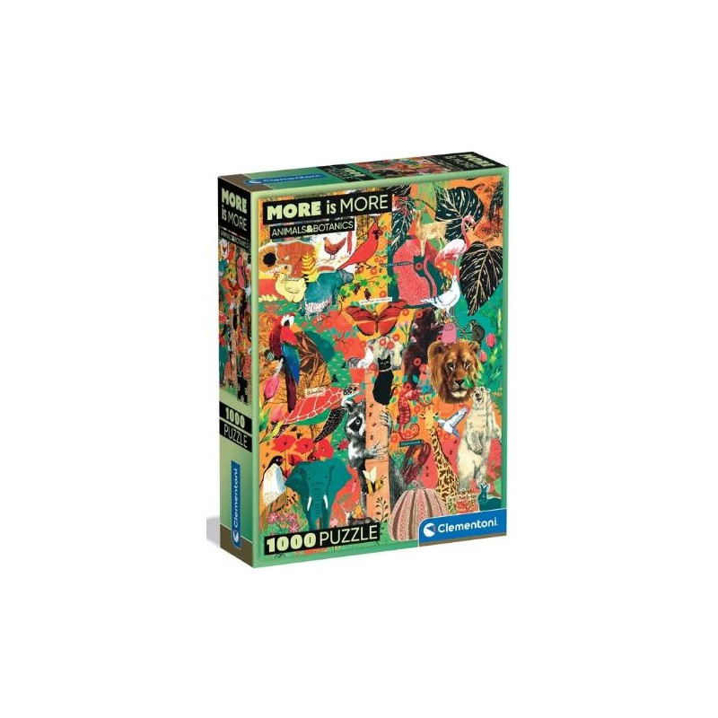 Puzzle 1000 pièces - More is more Animal & Botanics