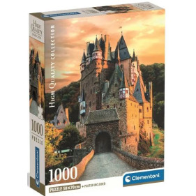 Puzzle 1000 pièces - Golden Hour at Eltz Castle