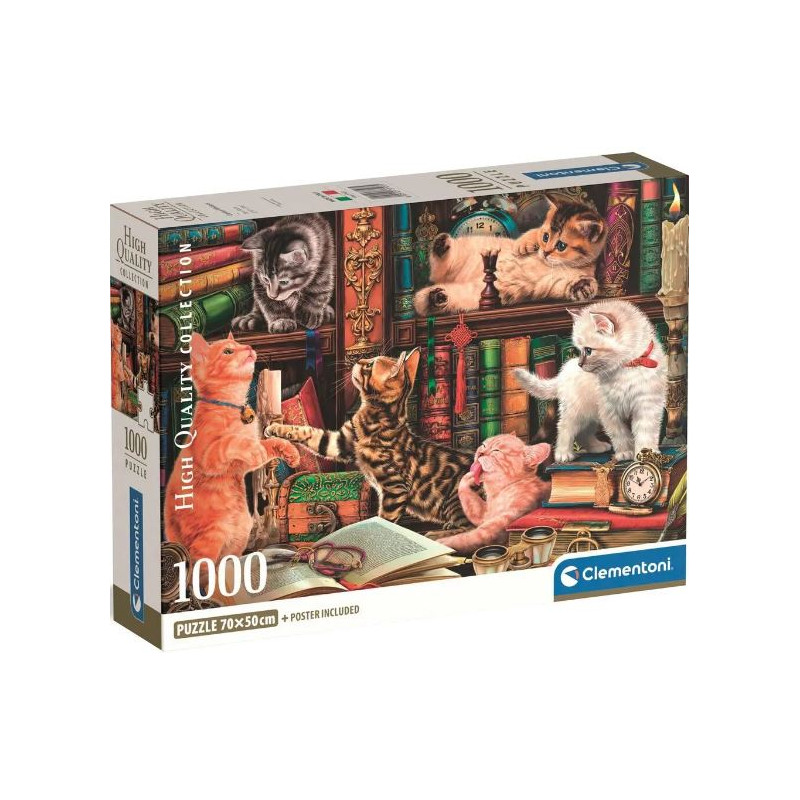 Puzzle 1000 pièces - Curious Whiskers