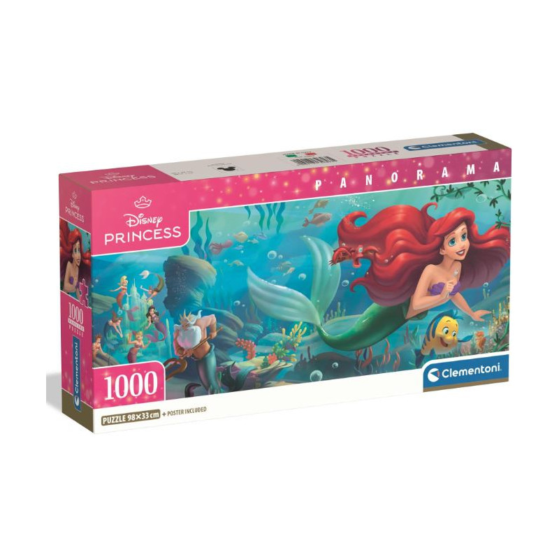 Puzzle 1000 pièces Panorama - La Petite Sirène