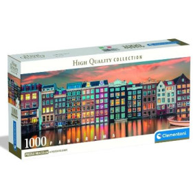 Puzzle 1000 pièces Panorama -  Bright Amsterdam