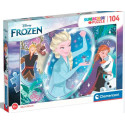 Puzzles pour enfants - Puzzle 104 pcs - FROZEN - PUZZLE 104 PIÈCES - Livraison rapide Tunisie