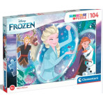 Puzzles pour enfants - Puzzle 104 pcs - FROZEN - PUZZLE 104 PIÈCES - Livraison rapide Tunisie