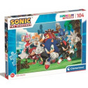 Puzzles pour enfants - SONIC - PUZZLE 104 PIÈCES SUPER - Livraison rapide Tunisie