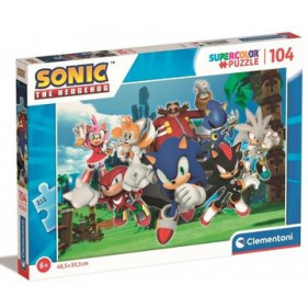 SONIC - PUZZLE 104 PIÈCES SUPER