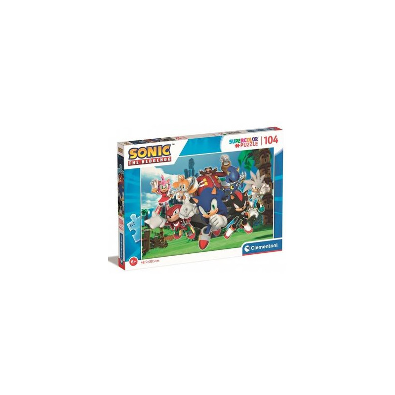 SONIC - PUZZLE 104 PIÈCES SUPER