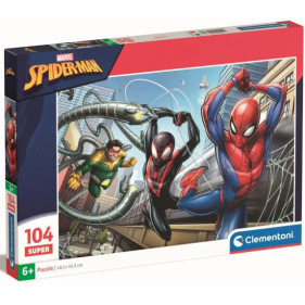 SPIDERMAN - PUZZLE 104 PIÈCES SUPER