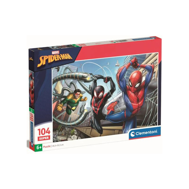 SPIDERMAN - PUZZLE 104 PIÈCES SUPER