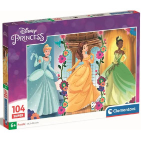 DISNEY PRINCESSE - PUZZLE 104 PIÈCES SUPER