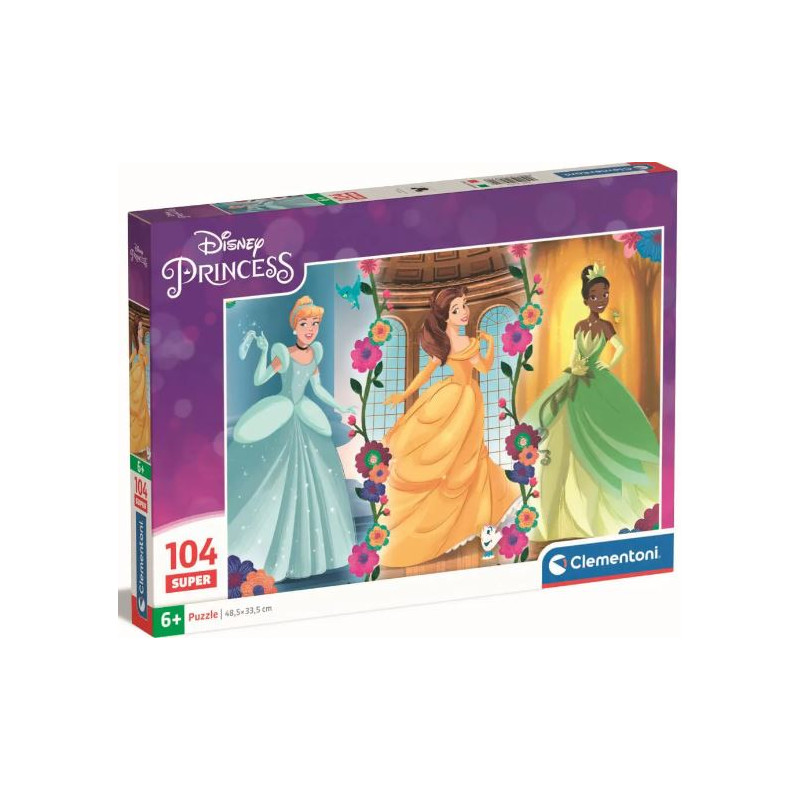 DISNEY PRINCESSE - PUZZLE 104 PIÈCES SUPER