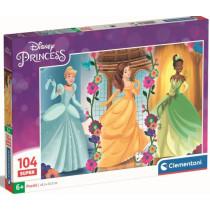 DISNEY PRINCESSE - PUZZLE 104 PIÈCES SUPER