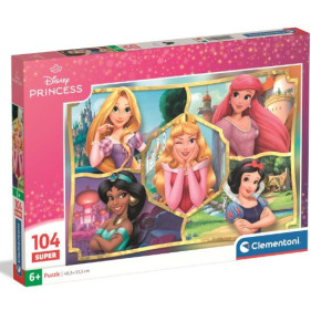 DISNEY PRINCESSE - PUZZLE 104 PIÈCES SUPER