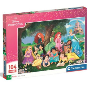 DISNEY PRINCESSE - PUZZLE 104 PIÈCES SUPER