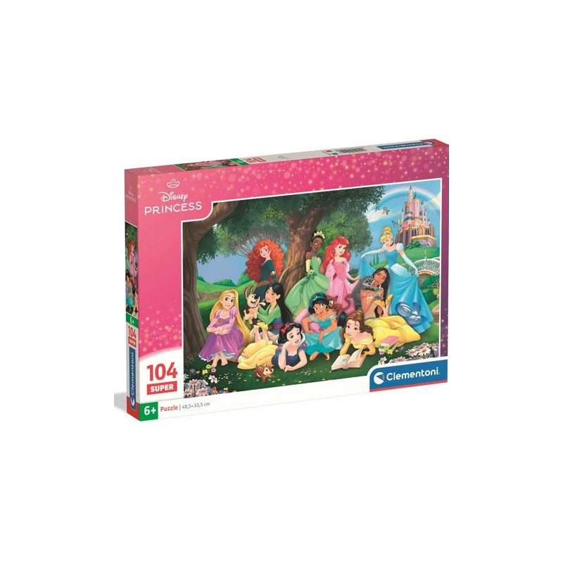 DISNEY PRINCESSE - PUZZLE 104 PIÈCES SUPER