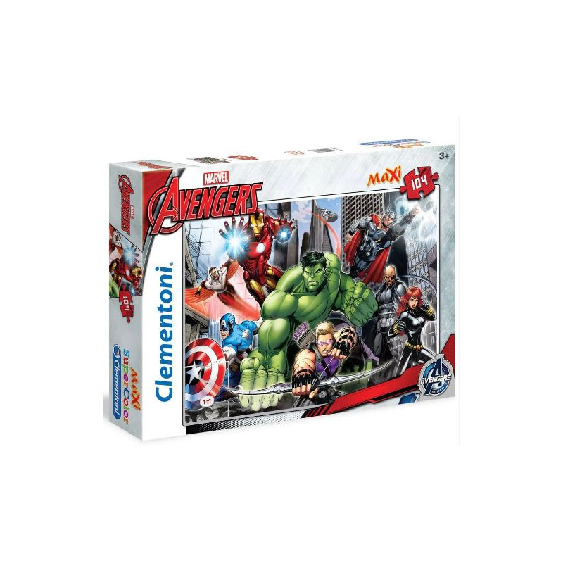 Puzzle Maxi : THE AVENGERS - PUZZLE 104 PIÈCES MAXI