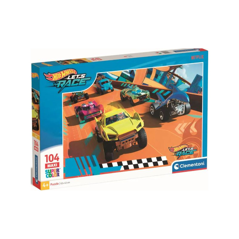 Puzzle Maxi : HOTWHEELS - PUZZLE 104 PIÈCES MAXI