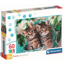 Puzzles pour enfants - Puzzle 60pcs : LOVELY KITTY - PUZZLE 60 PIÈCES - Livraison rapide Tunisie
