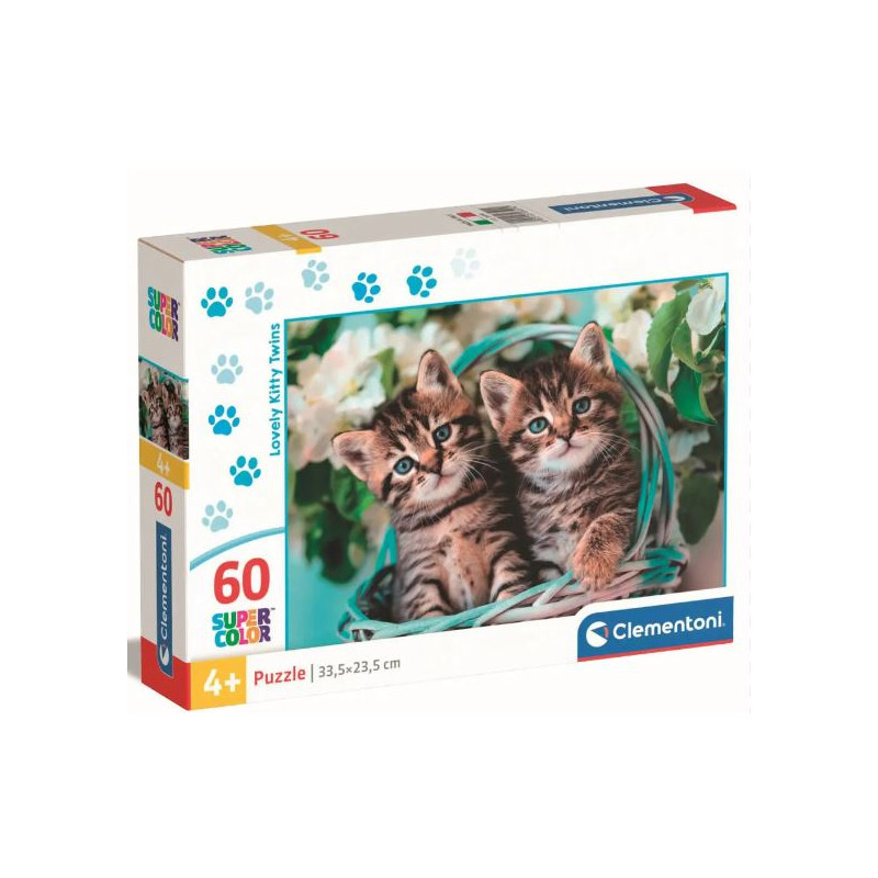 Puzzle 60pcs : LOVELY KITTY - PUZZLE 60 PIÈCES