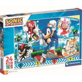 Puzzle Maxi 24pcs : SONIC - PUZZLE 24 PIÈCES MAXI