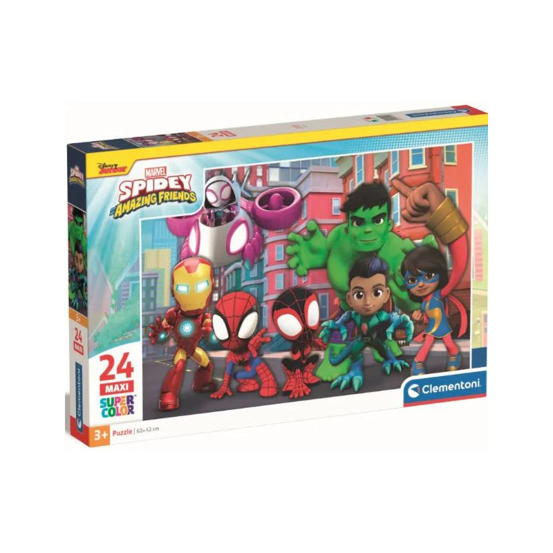 Puzzle Maxi 24pcs : SPIDEY - PUZZLE 24 PIÈCES MAXI