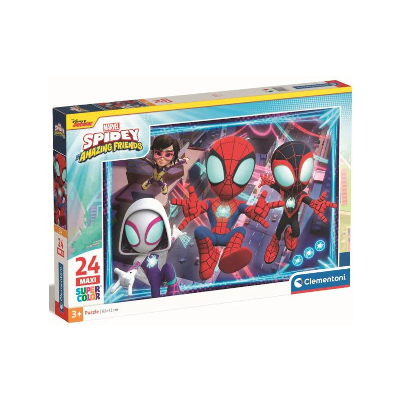 Puzzle Maxi 24pcs : SPIDEY - PUZZLE 24 PIÈCES MAXI