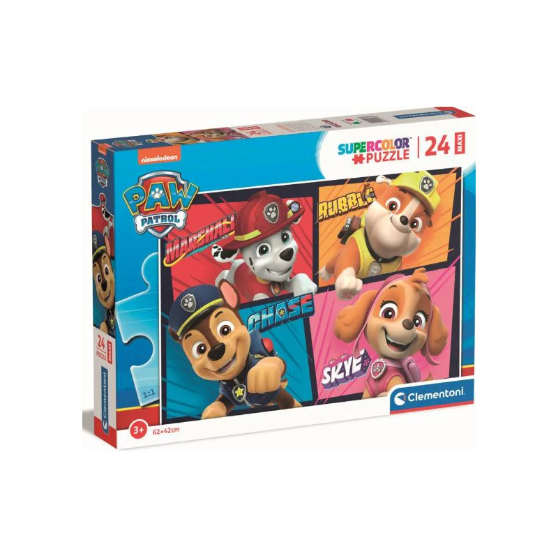 Puzzle Maxi 24pcs : PAW PATROL - PUZZLE 24 PIÈCES MAXI