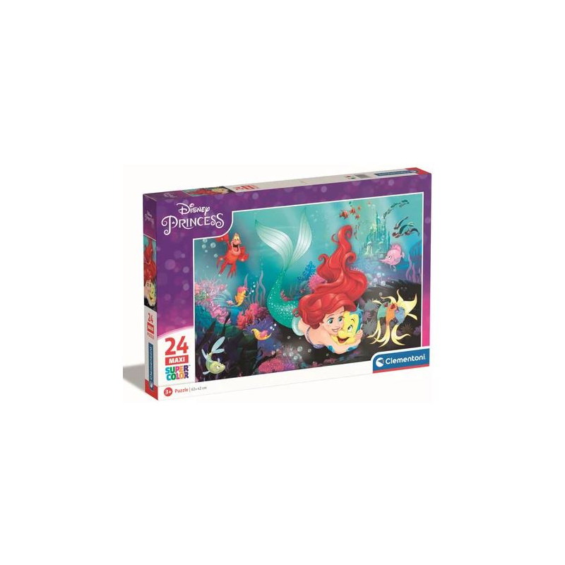 Puzzle Maxi 24pcs : LITTLE MERMAID - PUZZLE 24 PIÈCES MAXI