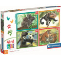 Puzzles pour enfants - Puzzle 4 in 1 : PUZZLE NOLI BABY CUDDLES - Livraison rapide Tunisie