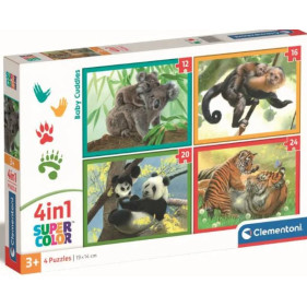 Puzzle 4 in 1 : PUZZLE NOLI BABY CUDDLES