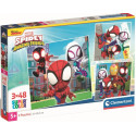 Puzzle 3x48 pièces – Spidey (Clementoni) – Puzzles, dès 5 ans