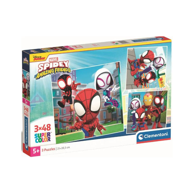 Puzzle 3x48 pièces – Spidey