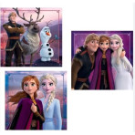 Puzzles pour enfants - Puzzle 3 x 48pcs : PUZZLE 3X48 FROZEN - Livraison rapide Tunisie