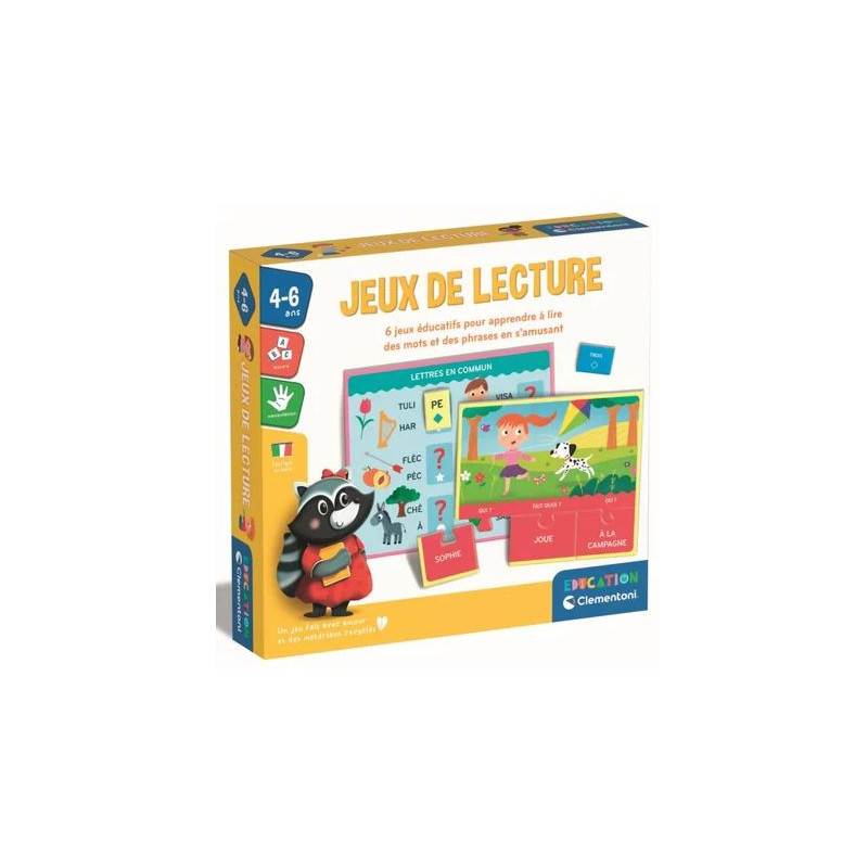 Éducation Clementoni : Jeux de lecture