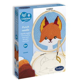 ART & CRÉATIONS - PUNCH NEEDLE - RENARD