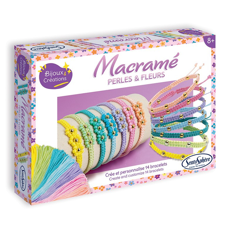 MACRAME - PERLES ET FLEURS