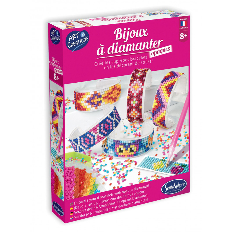 COFFRET BIJOUX A DIAMANTER OPAQUES